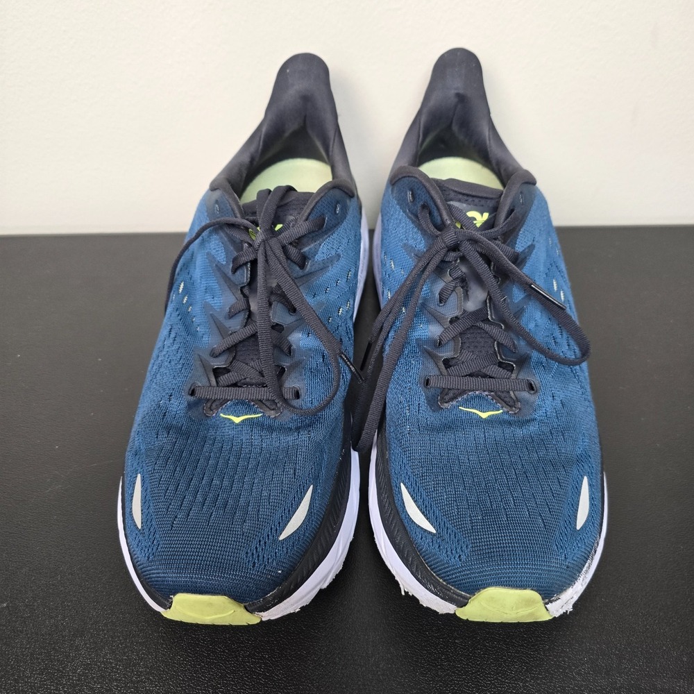 Hoka Shoes Mens 11.5D Blue Coral Butterfly Slifton 8 Performance Running BCBT - Picture 5 of 12